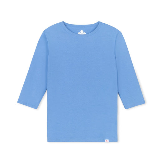 Girls Softest Cotton Crewneck- Blue