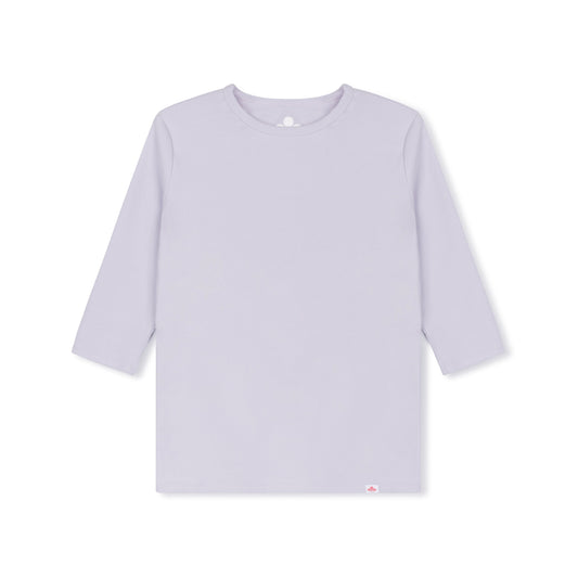 Girls Softest Cotton Crewneck - Lilac