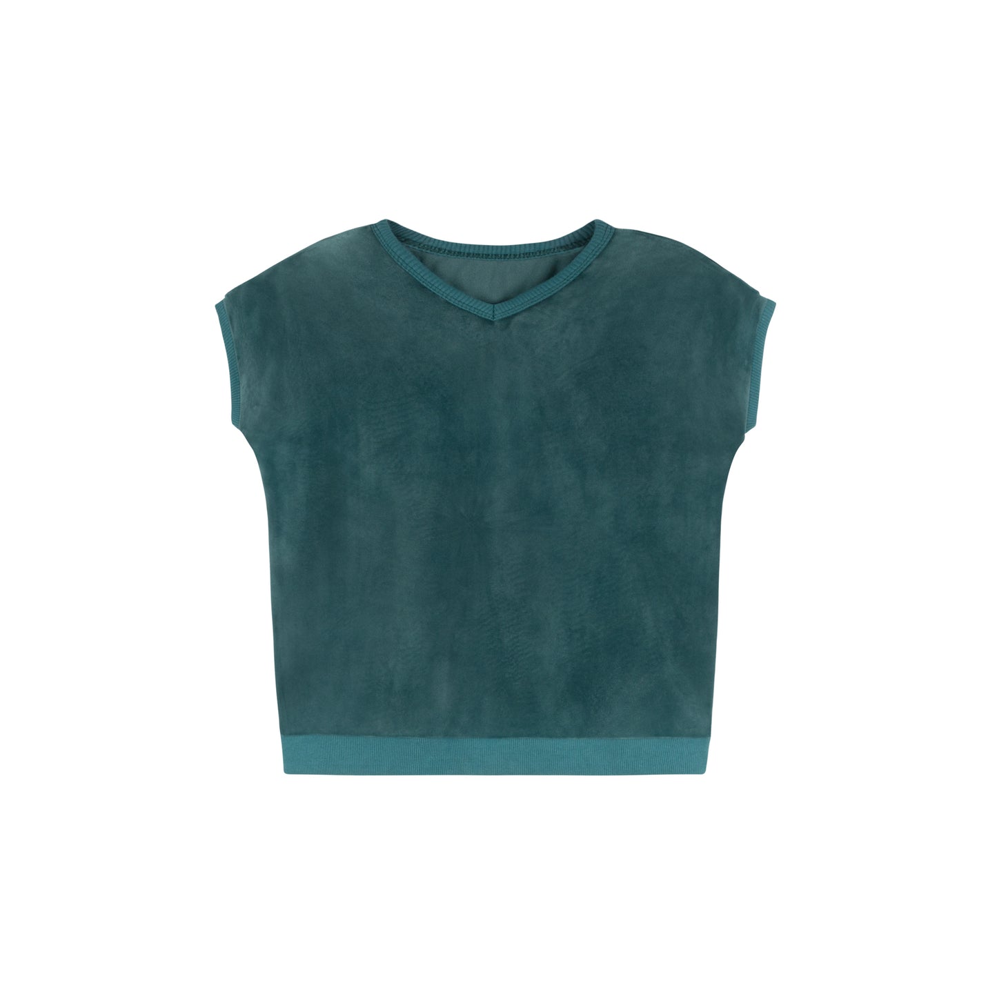 Velour Vest - Forest