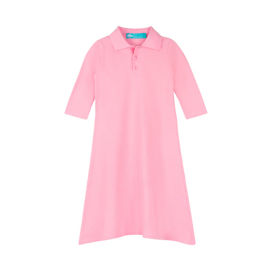 Girls Polo Dress- Light Pink