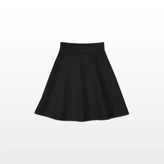 Camp Skirt Ponte - Black