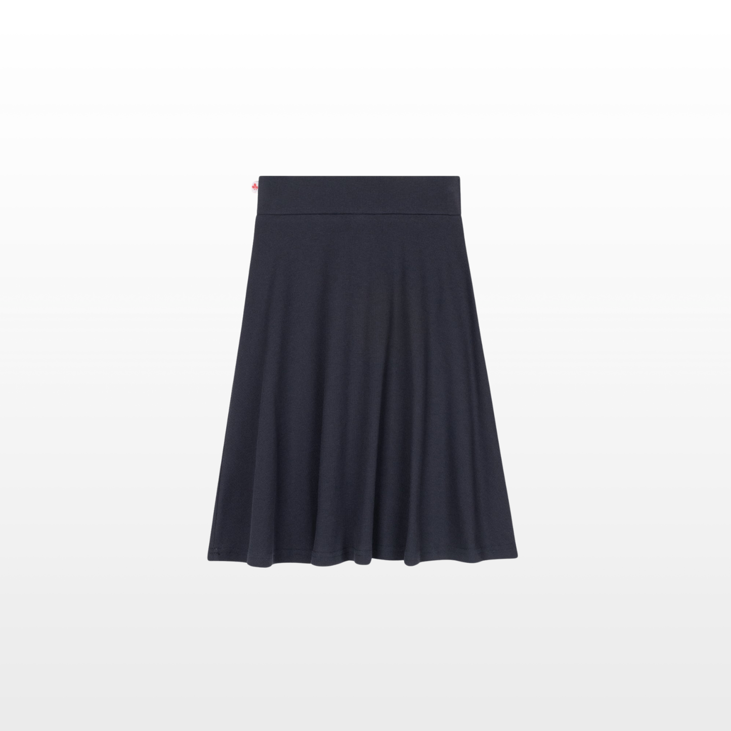 Girls Ribbed Camp Skirt- Navy