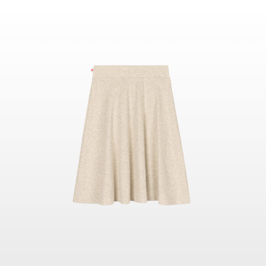 Girls Ribbed Camp Skirt- Oatmeal