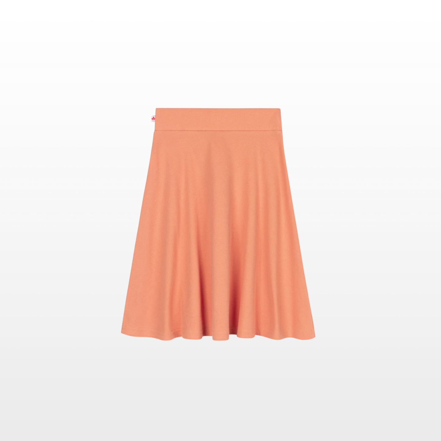 Girls Ribbed Camp Skirt- Peach