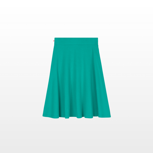 Girls Ribbed Camp Skirt- Turquoise