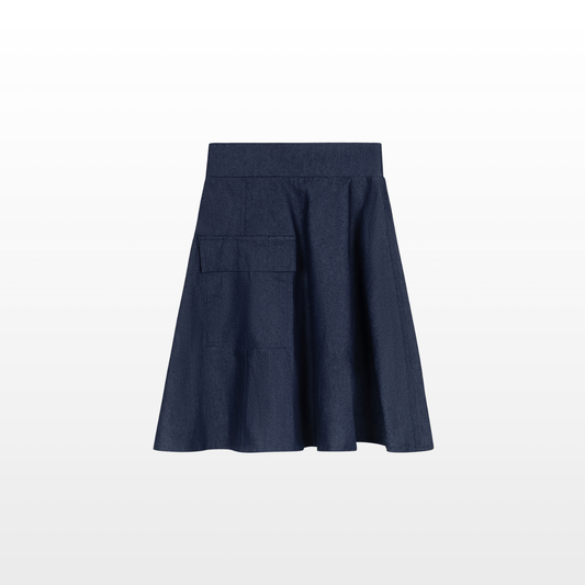 NEW Cargo Camp Skirt - Dark Denim