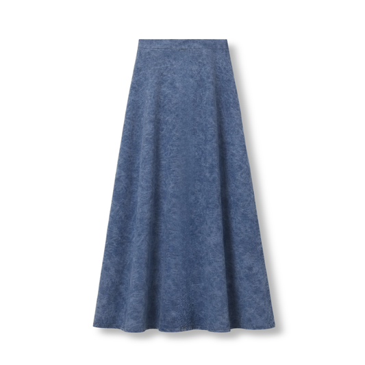 NEW Maxi Camp Skirt Women - Dark Denim Wash