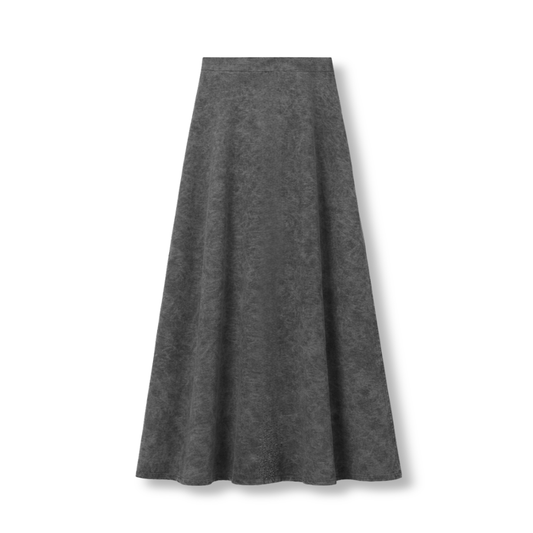 NEW Maxi Camp Skirt Women - Black Denim Wash