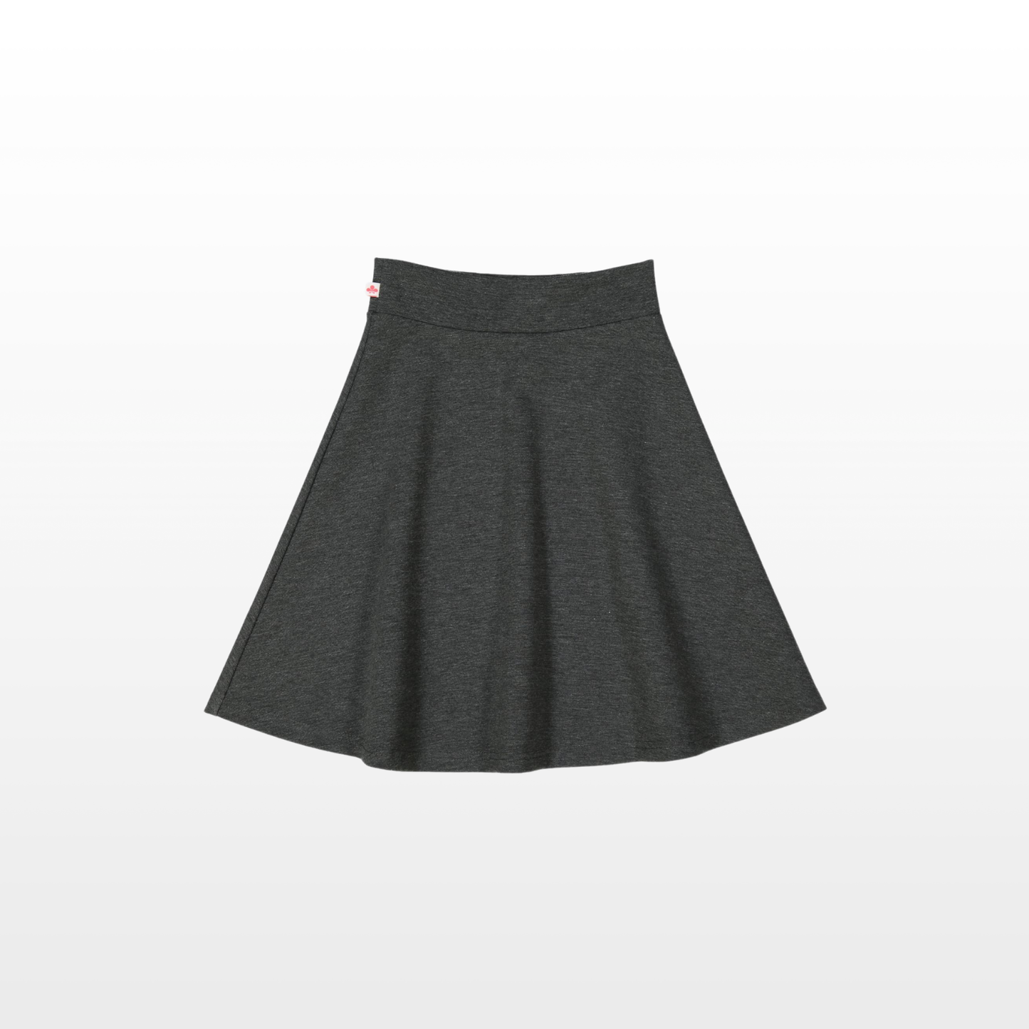 Ponte Camp Skirt - Charcoal
