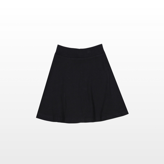 Ribbed Camp Skirt Women- Black