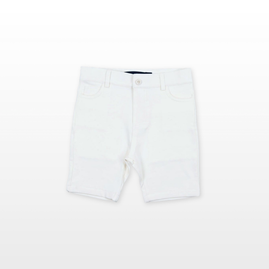 Softest Cotton Shorts- White