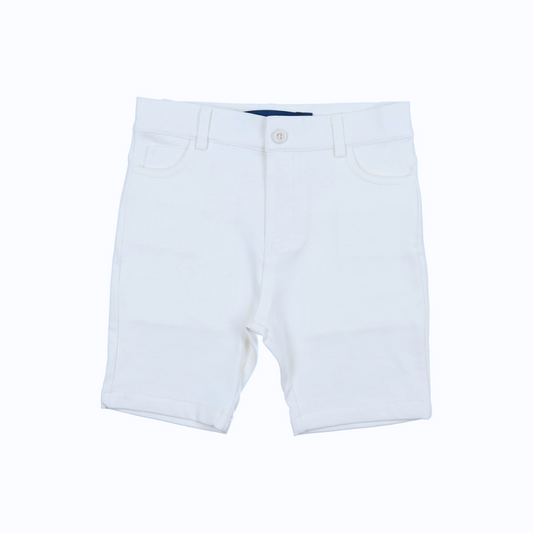 Softest Cotton Shorts- White