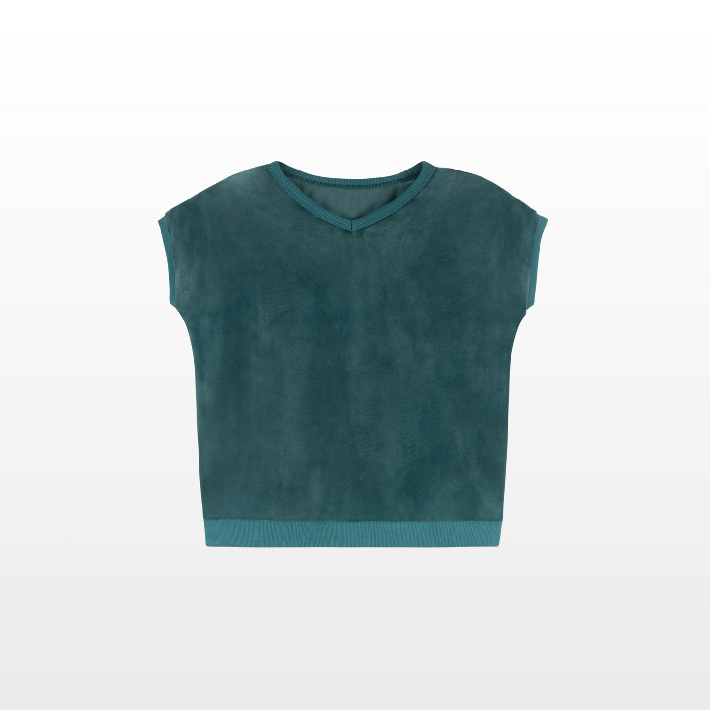 Velour Vest - Forest