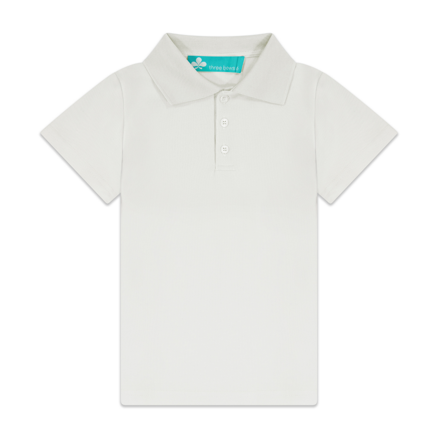 Kids Polo Short Sleeve T-shirt- White