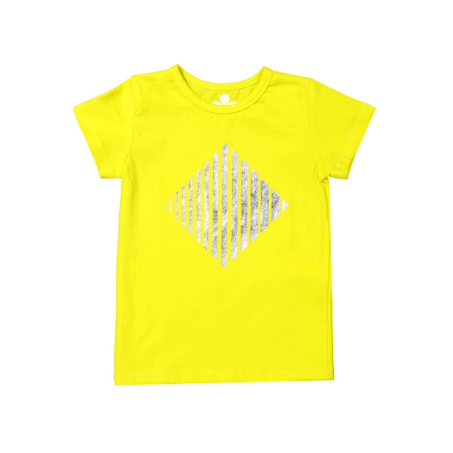 Short Sleeve Boys Diamond T-Shirt- Lime