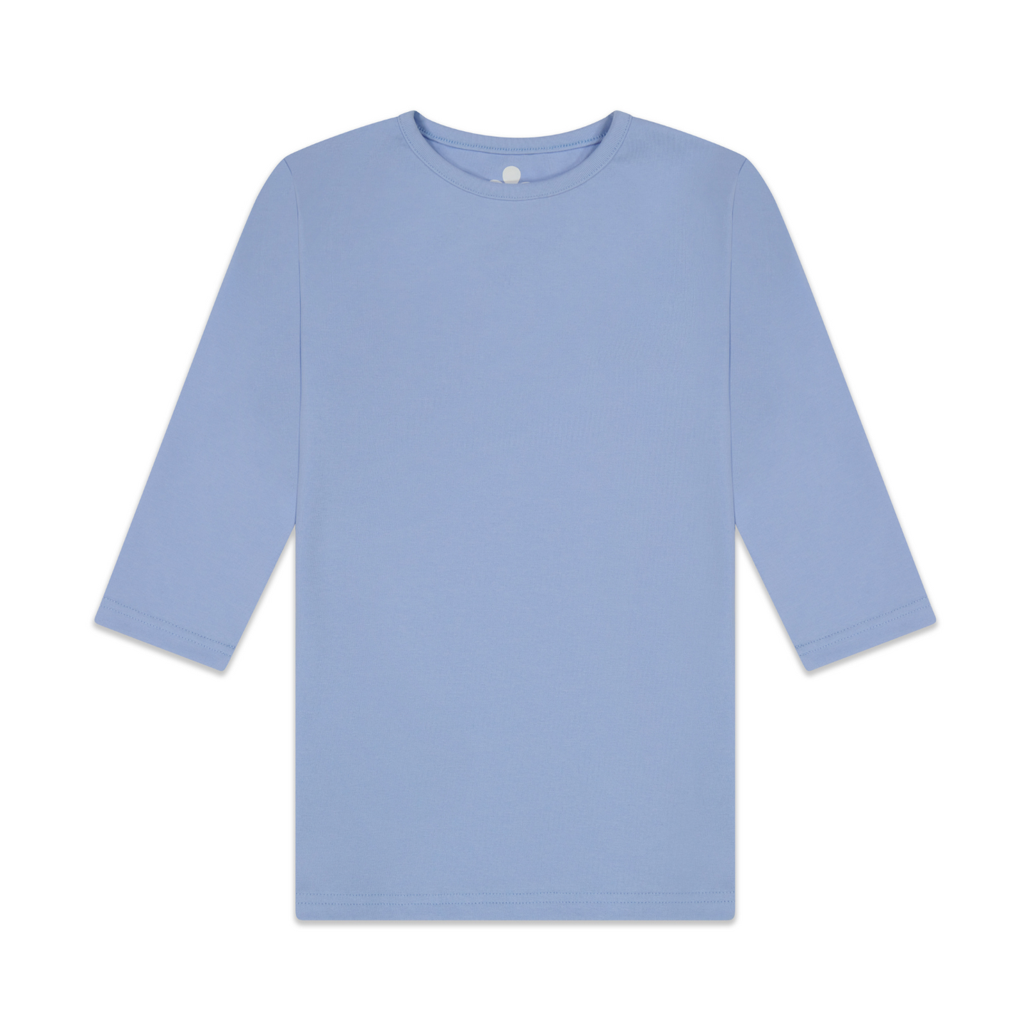 Girls Softest Cotton Crewneck- Summer Blue
