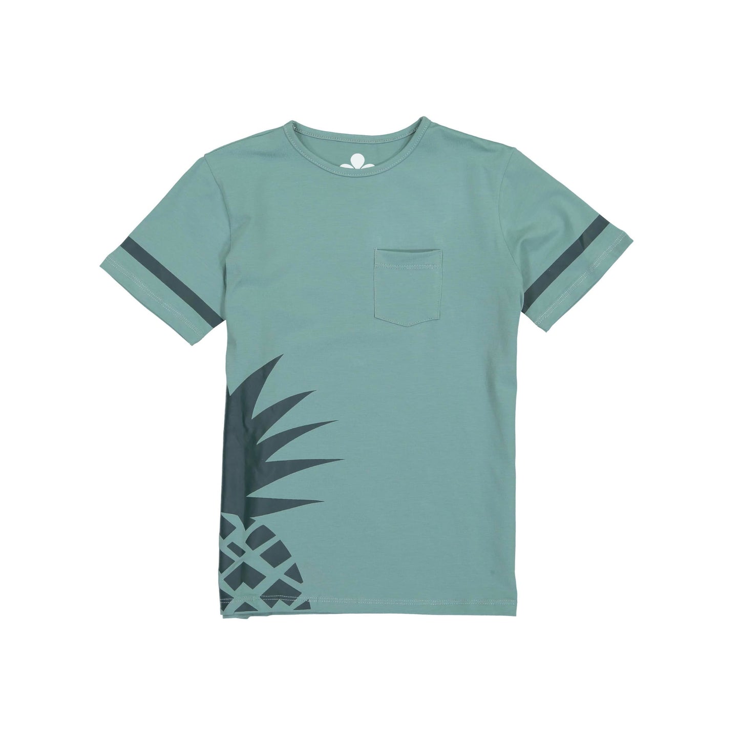 Pineapple Print Boys T-Shirt- Dusk