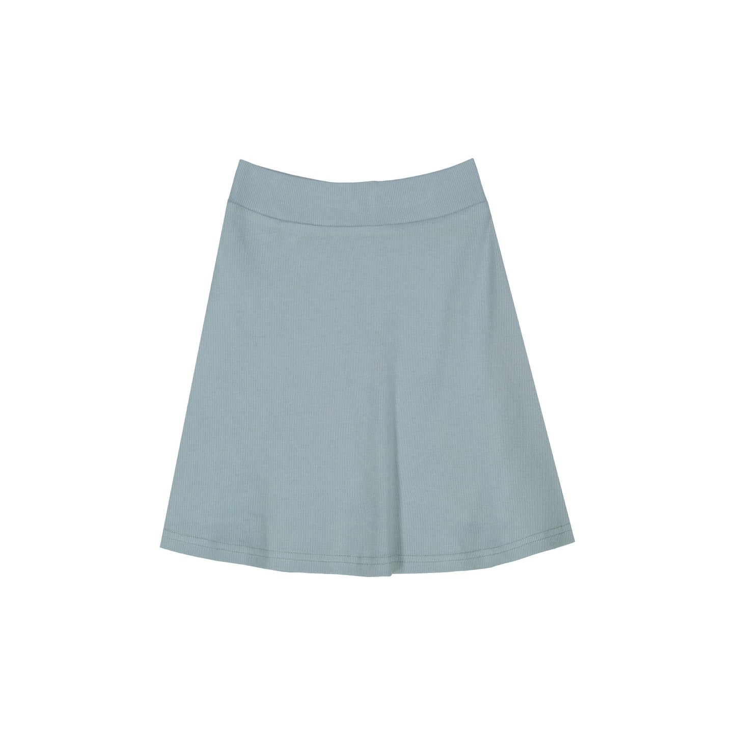 Ribbed Camp Skirt - Dusty Blue