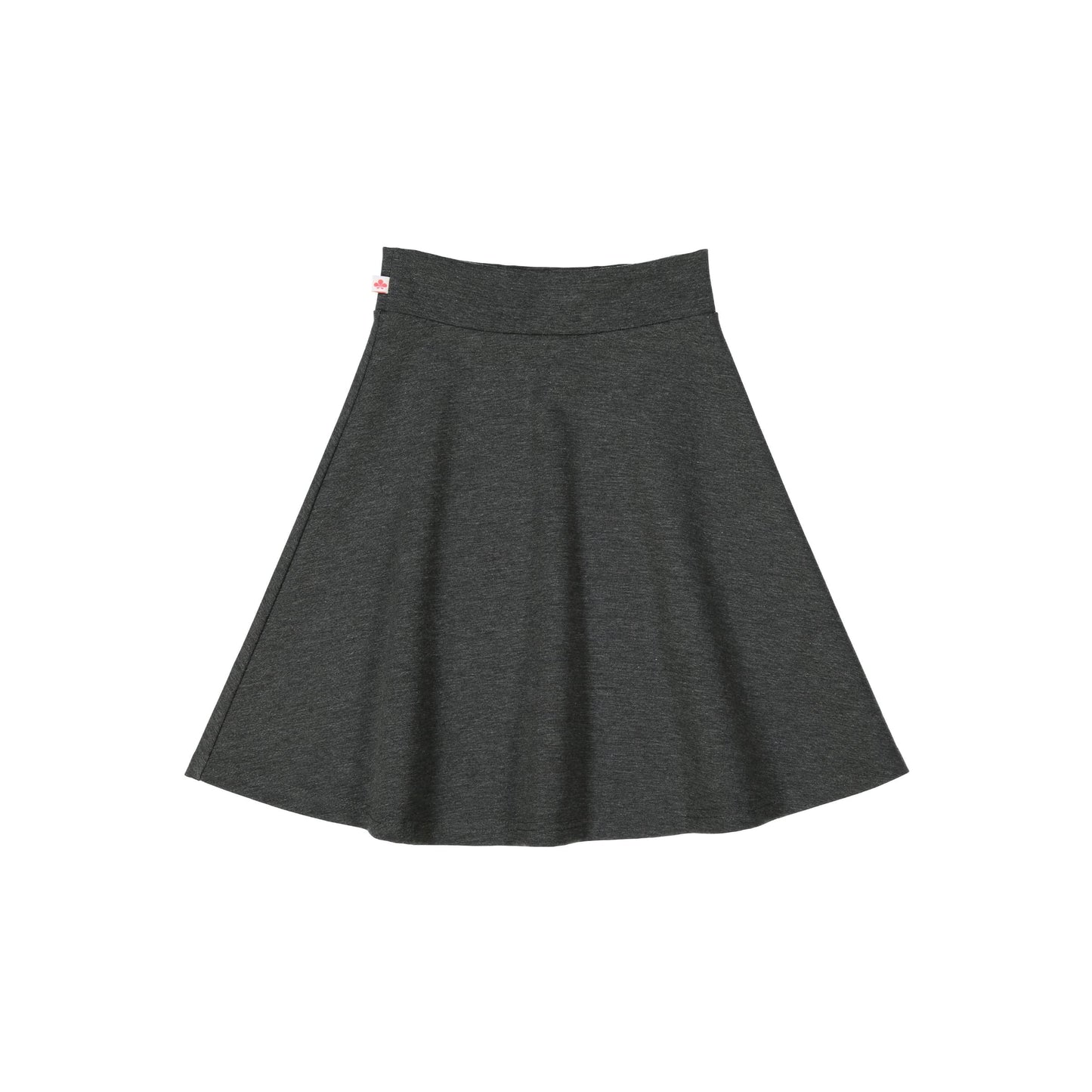 Ponte Camp Skirt - Charcoal