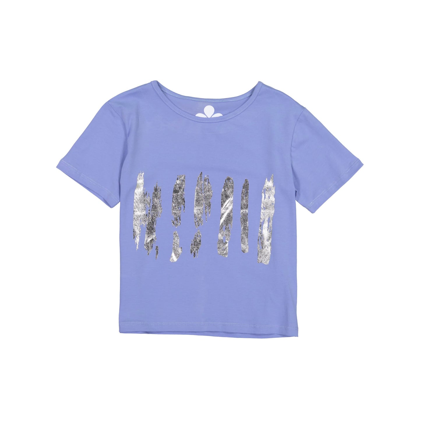 Paint Stroke Short Sleeve Boys T-Shirt- Summer Blue