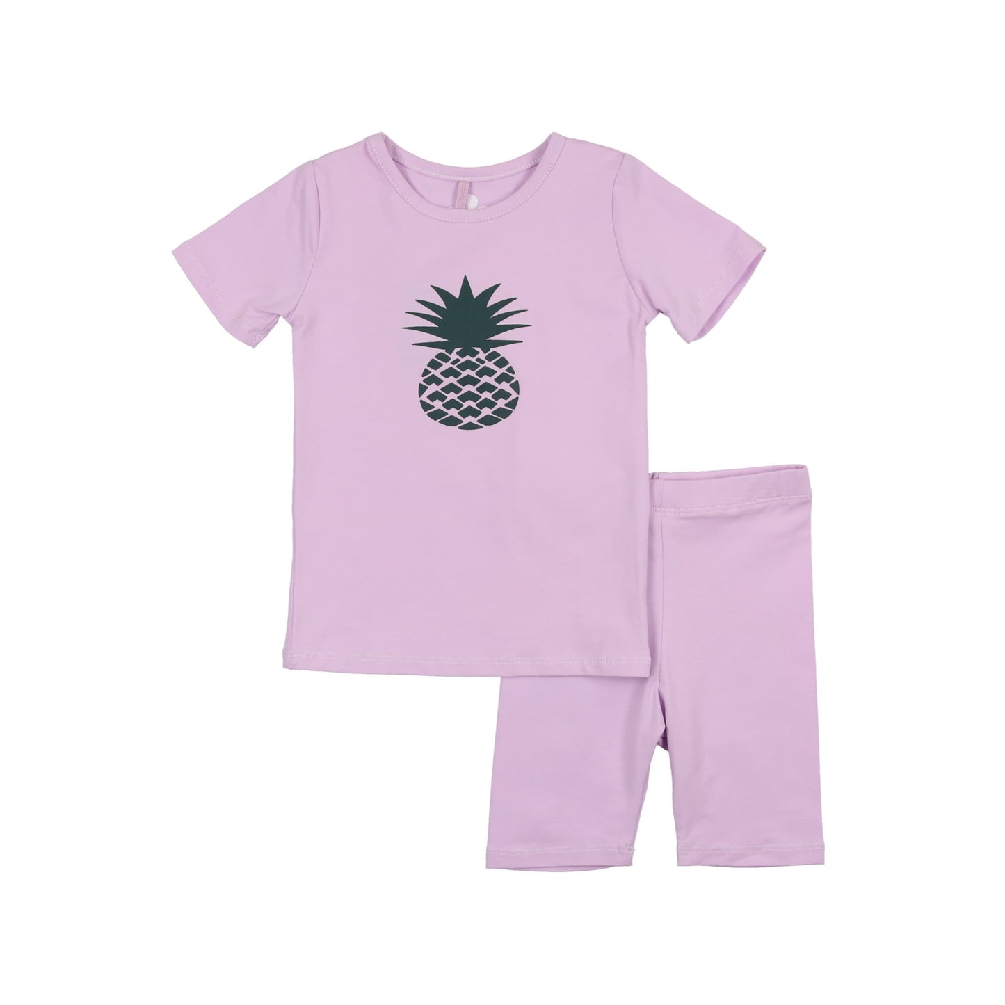 Pineapple Print Baby Set- Lavender