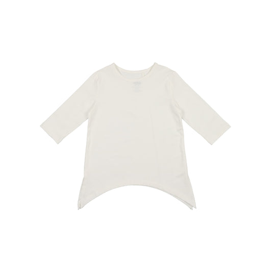 Asymmetric T-Shirt- White