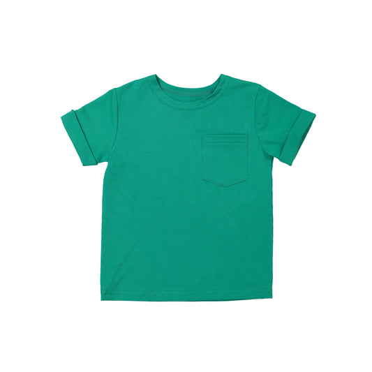 Loose Boxy Baby Top- Parrot Green