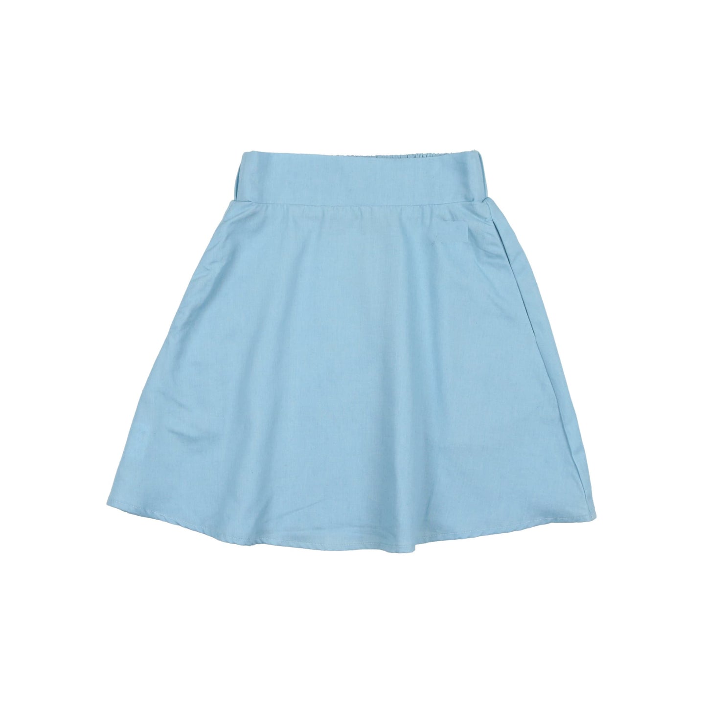 Denim Camp Skirt- Light Denim