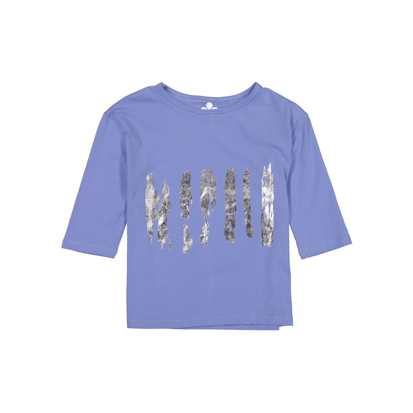 Paint Stroke Girls T-Shirt- Summer Blue