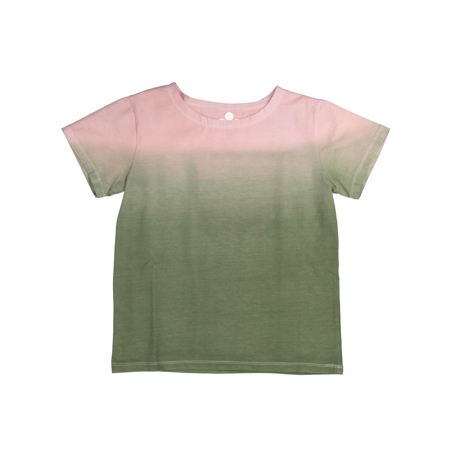Dip Dye Short Sleeve T-Shirt- Army