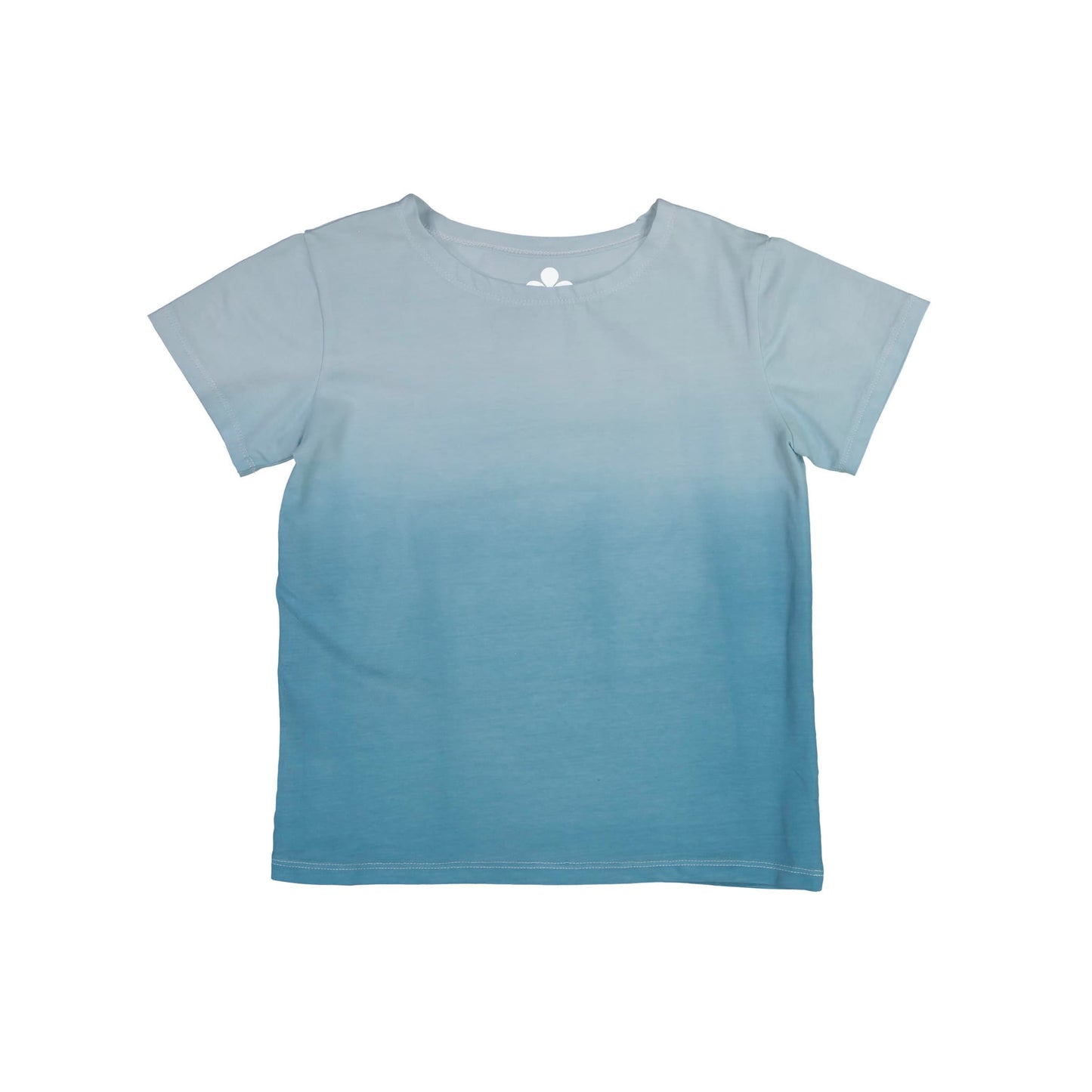 Dip Dye Short Sleeve T-Shirt- Lagoon
