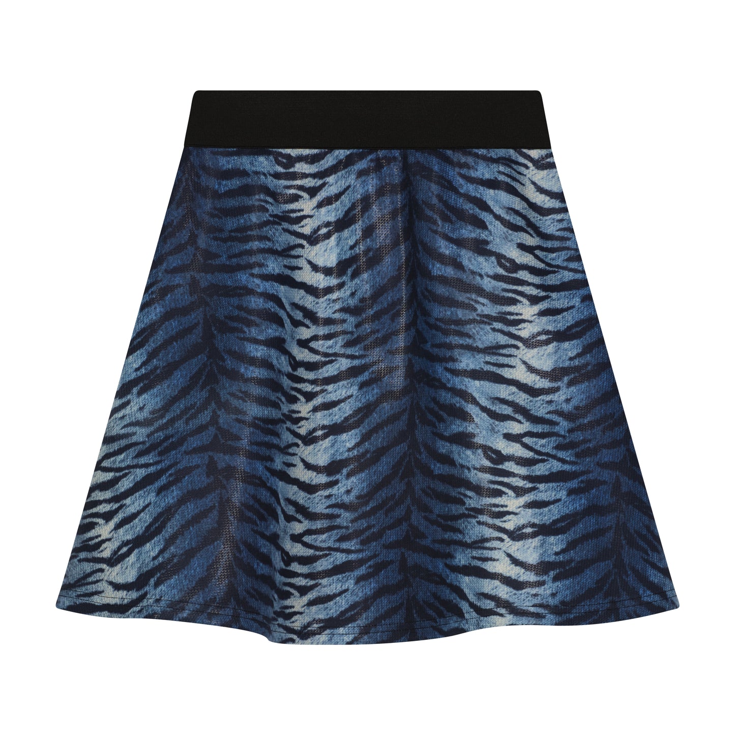 Girls Print Camp Skirt- Blue Snake Skin