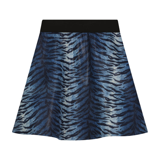 Teen/Womens Camp Skirt- Blue Snake Skin